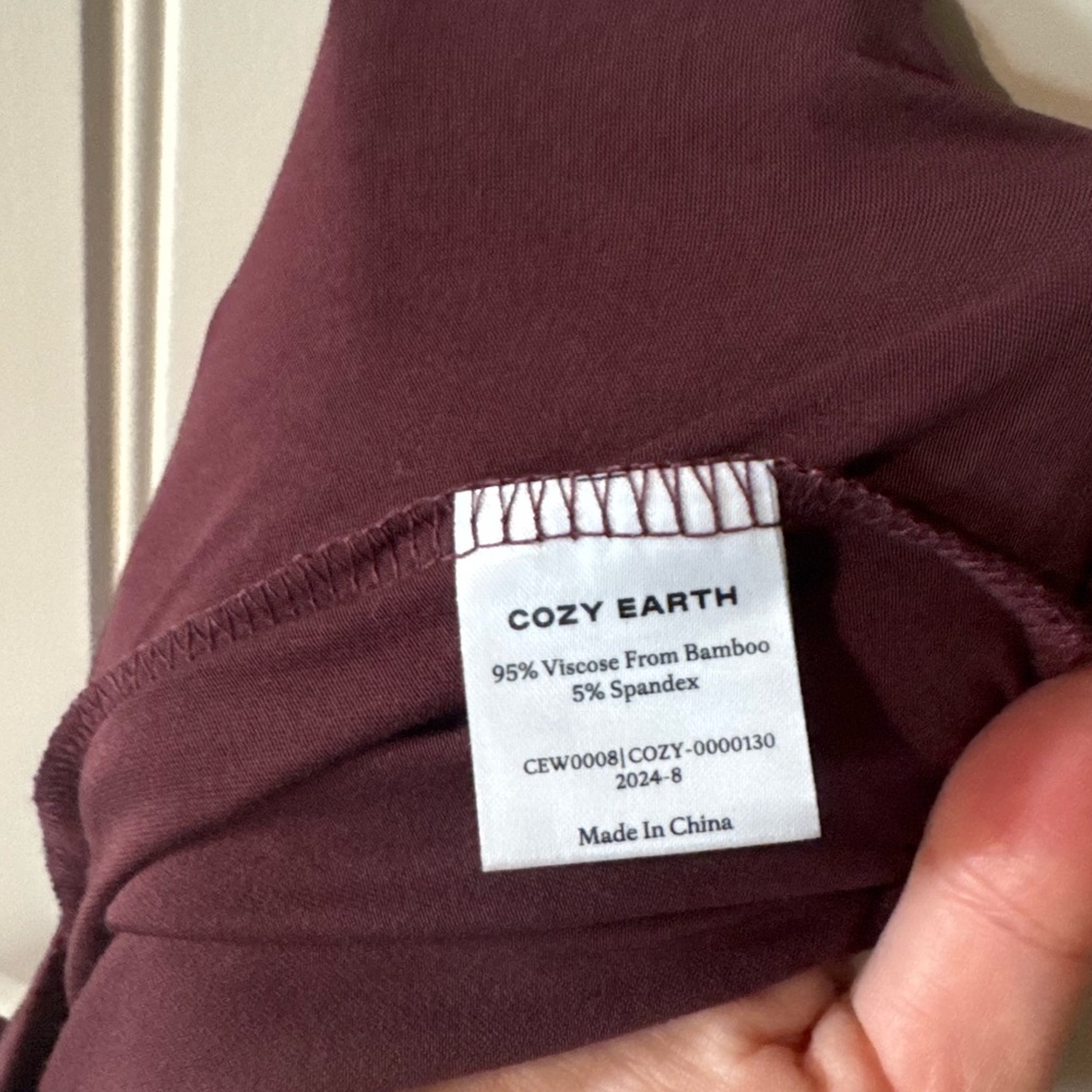 COZY EARTH Women's Bamboo Stretch-Knit Pajama Pants (Large) 🏷️ NEW w TAGS - Picture 14 of 17